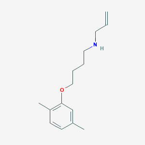 molecular formula C15H23NO B397040 N-allyl-N-[4-(2,5-dimethylphenoxy)butyl]amine 