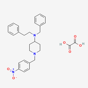 N-benzyl-1-(4-nitrobenzyl)-N-(2-phenylethyl)-4-piperidinamine oxalate