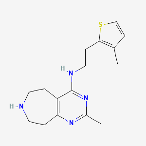 2-methyl-N-[2-(3-methyl-2-thienyl)ethyl]-6,7,8,9-tetrahydro-5H-pyrimido[4,5-d]azepin-4-amine