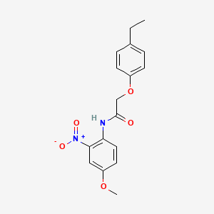 2-(4-ethylphenoxy)-N-(4-methoxy-2-nitrophenyl)acetamide