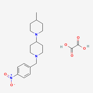 molecular formula C20H29N3O6 B3970476 4-methyl-1'-(4-nitrobenzyl)-1,4'-bipiperidine oxalate 