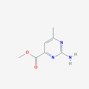 molecular formula C7H9N3O2 B397050 Methyl 2-amino-6-methylpyrimidine-4-carboxylate CAS No. 304868-33-5