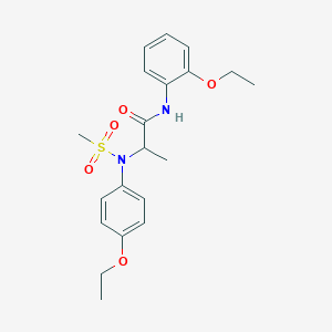 N~1~-(2-ethoxyphenyl)-N~2~-(4-ethoxyphenyl)-N~2~-(methylsulfonyl)alaninamide