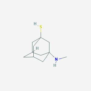 molecular formula C11H19NS B397054 3-Methylamino-adamantane-1-thiol 