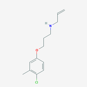 molecular formula C13H18ClNO B397055 N-allyl-N-[3-(4-chloro-3-methylphenoxy)propyl]amine 