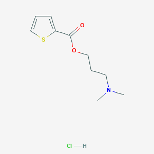 3-(dimethylamino)propyl 2-thiophenecarboxylate hydrochloride