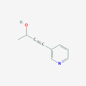 molecular formula C9H9NO B039706 4-(Pyridin-3-yl)but-3-yn-2-ol CAS No. 114880-33-0