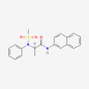 N~2~-(methylsulfonyl)-N~1~-2-naphthyl-N~2~-phenylalaninamide