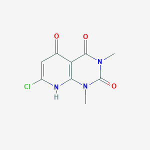 molecular formula C9H8ClN3O3 B397076 7-chloro-5-hydroxy-1,3-dimethylpyrido[2,3-d]pyrimidine-2,4(1H,3H)-dione 