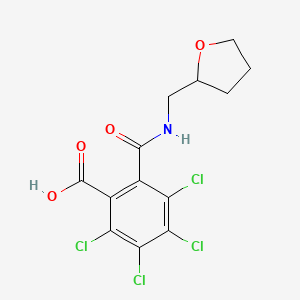 2,3,4,5-tetrachloro-6-{[(tetrahydro-2-furanylmethyl)amino]carbonyl}benzoic acid