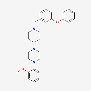 1-(2-methoxyphenyl)-4-[1-(3-phenoxybenzyl)-4-piperidinyl]piperazine