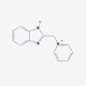 molecular formula C13H12N3+ B397089 1-(1H-benzimidazol-2-ylmethyl)pyridinium 
