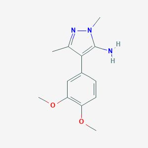 4-(3,4-Dimethoxyphenyl)-1,3-dimethyl-1h-pyrazol-5-amine