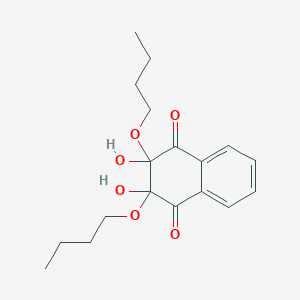 2,3-dibutoxy-2,3-dihydroxy-2,3-dihydro-1,4-naphthalenedione