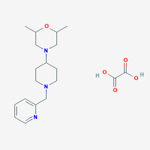 2,6-dimethyl-4-[1-(2-pyridinylmethyl)-4-piperidinyl]morpholine oxalate