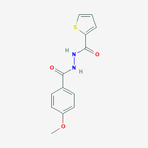 4-METHOXY-N'-(THIOPHENE-2-CARBONYL)BENZOHYDRAZIDE