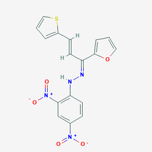 1-(2-Furyl)-3-(2-thienyl)-2-propen-1-one {2,4-bisnitrophenyl}hydrazone