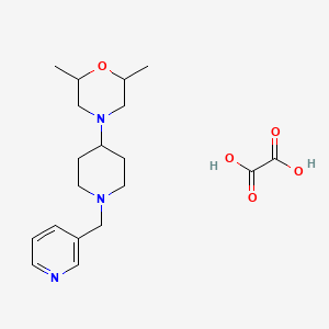 2,6-dimethyl-4-[1-(3-pyridinylmethyl)-4-piperidinyl]morpholine oxalate