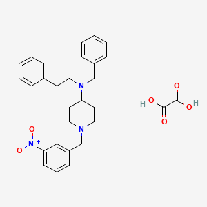 N-benzyl-1-(3-nitrobenzyl)-N-(2-phenylethyl)-4-piperidinamine oxalate