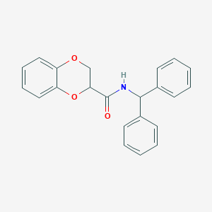 N-(diphenylmethyl)-2,3-dihydro-1,4-benzodioxine-2-carboxamide