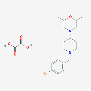 4-[1-(4-bromobenzyl)-4-piperidinyl]-2,6-dimethylmorpholine oxalate