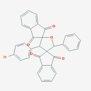 molecular formula C32H19BrO5 B397115 3'-(4-Bromophenyl)-5'-phenyldispiro[indene-2,2'-furan-4',2''-indene]-1,1'',3,3''-tetrone 