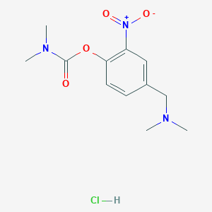 4-[(dimethylamino)methyl]-2-nitrophenyl dimethylcarbamate hydrochloride