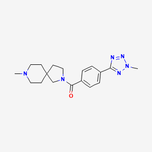 8-methyl-2-[4-(2-methyl-2H-tetrazol-5-yl)benzoyl]-2,8-diazaspiro[4.5]decane