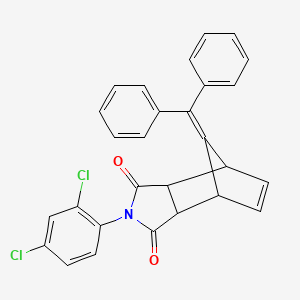 4-(2,4-dichlorophenyl)-10-(diphenylmethylene)-4-azatricyclo[5.2.1.0~2,6~]dec-8-ene-3,5-dione