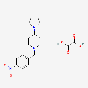 1-(4-nitrobenzyl)-4-(1-pyrrolidinyl)piperidine oxalate