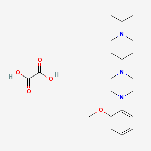 1-(1-isopropyl-4-piperidinyl)-4-(2-methoxyphenyl)piperazine oxalate