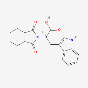 2-(1,3-dioxooctahydro-2H-isoindol-2-yl)-3-(1H-indol-3-yl)propanoic acid