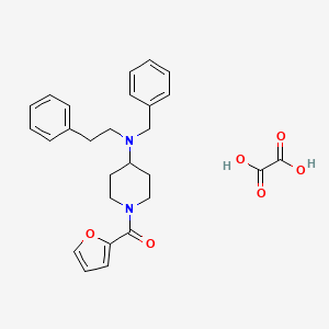 N-benzyl-1-(2-furoyl)-N-(2-phenylethyl)-4-piperidinamine oxalate