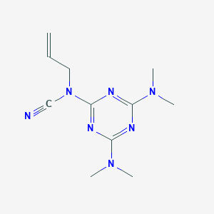 Cyanamide, N-[4,6-bis(dimethylamino)-1,3,5-triazin-2-yl]-N-(2-propenyl)-