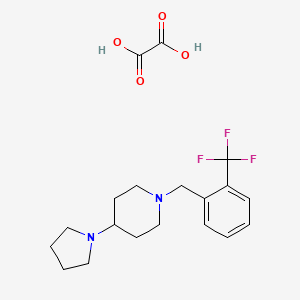 4-(1-pyrrolidinyl)-1-[2-(trifluoromethyl)benzyl]piperidine oxalate