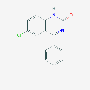 molecular formula C15H11ClN2O B397140 6-chloro-4-(4-methylphenyl)-2(1H)-quinazolinone 