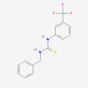 molecular formula C15H13F3N2S B397144 N-benzyl-N'-[3-(trifluoromethyl)phenyl]thiourea 