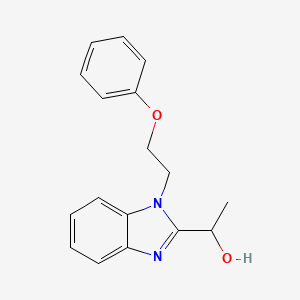 1-[1-(2-phenoxyethyl)-1H-benzimidazol-2-yl]ethanol