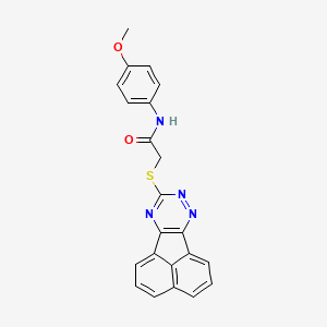 2-(acenaphtho[1,2-e][1,2,4]triazin-9-ylthio)-N-(4-methoxyphenyl)acetamide