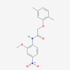 2-(2,5-dimethylphenoxy)-N-(2-methoxy-4-nitrophenyl)acetamide