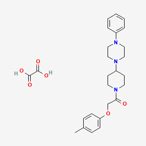 1-{1-[(4-methylphenoxy)acetyl]-4-piperidinyl}-4-phenylpiperazine oxalate