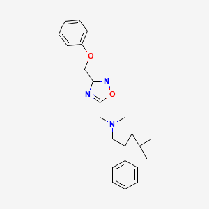 1-(2,2-dimethyl-1-phenylcyclopropyl)-N-methyl-N-{[3-(phenoxymethyl)-1,2,4-oxadiazol-5-yl]methyl}methanamine