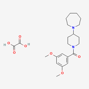 1-[1-(3,5-dimethoxybenzoyl)-4-piperidinyl]azepane oxalate