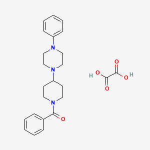 1-(1-benzoyl-4-piperidinyl)-4-phenylpiperazine oxalate