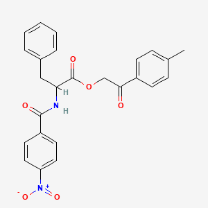 2-(4-methylphenyl)-2-oxoethyl N-(4-nitrobenzoyl)phenylalaninate