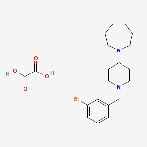 1-[1-(3-bromobenzyl)-4-piperidinyl]azepane oxalate