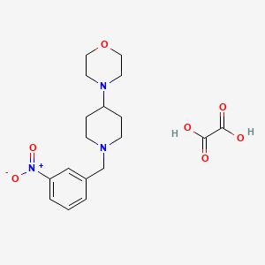 4-[1-(3-nitrobenzyl)-4-piperidinyl]morpholine oxalate