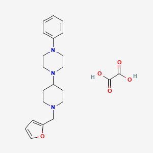 1-[1-(2-furylmethyl)-4-piperidinyl]-4-phenylpiperazine oxalate