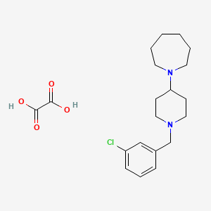 1-[1-(3-chlorobenzyl)-4-piperidinyl]azepane oxalate