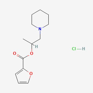 molecular formula C13H20ClNO3 B3971893 1-methyl-2-(1-piperidinyl)ethyl 2-furoate hydrochloride 